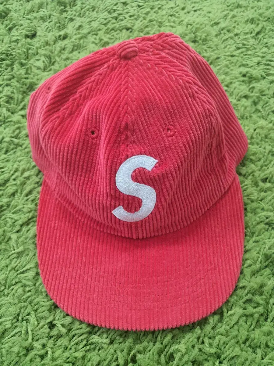 supreme 슈프림 코듀로이 S로고 6패널스냅백